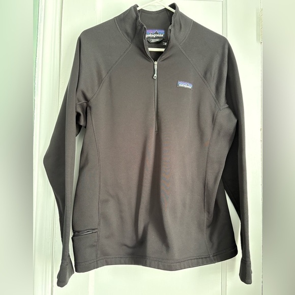 Patagonia Jackets & Blazers - Patagonia Women’s 1/4 Zip Black Pullover Fleece, Size Large